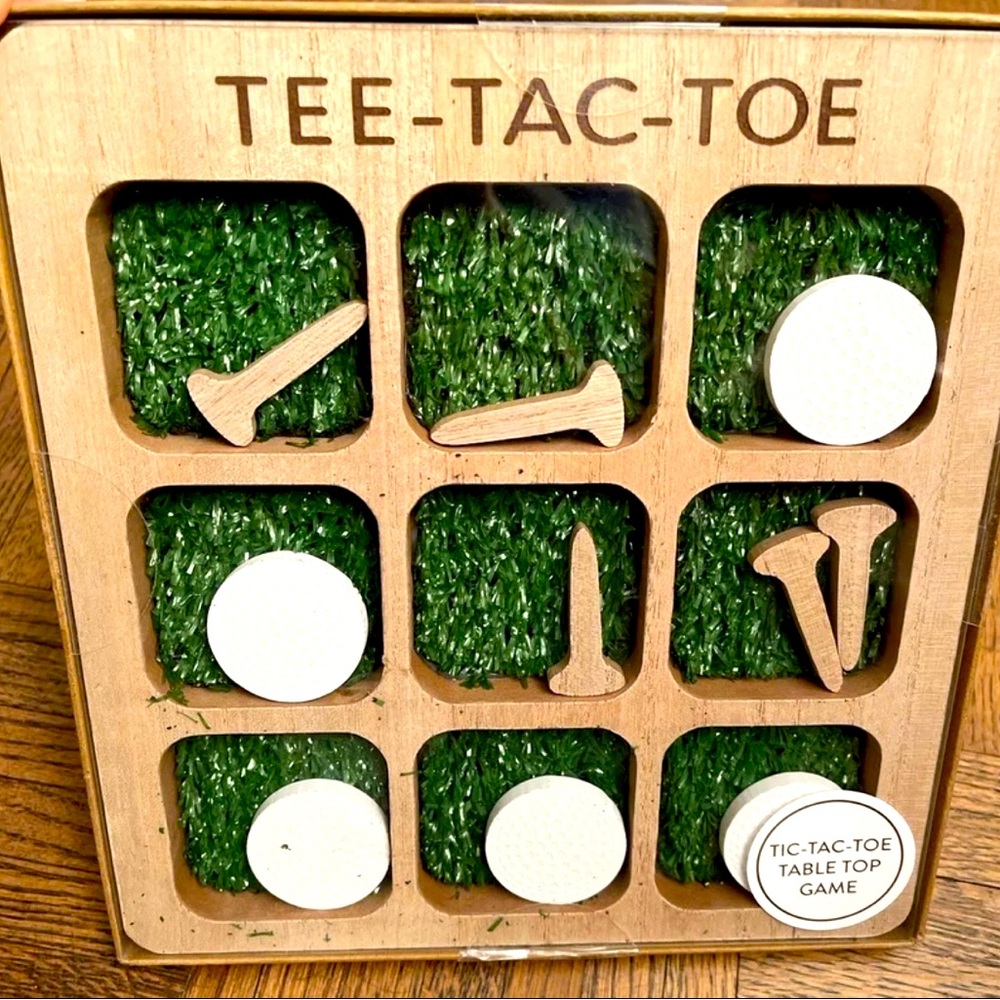 NIB Golf Tic Tac Toe Table Game